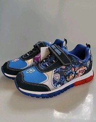Nickelodeon PAW Patrol Boys Light Up Mighty Pups Sneakers Blue/Red 12