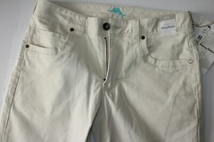 Tommy Bahama Pants Boracay Five Pocket Flat Beige Sand New 34×32 34 Waist