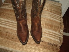 Laredo Access Western Boots Women’s Size 9 W Brown Leather 51078 Snip Toe