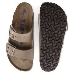 Birkenstock Unisex Arizona Soft Footbed Oiled Leather Sandals – Tobacco