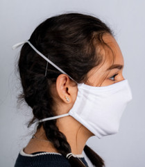 1 Dozen DELUXE Washable Face Masks – Double Head Straps (NO Ear Pain) Pocket