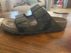 LEFT ONLY Birkenstock Arizona Birko Flor Soft Footbed Camo, Size 40