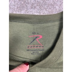 Rothco Mens Proud Infidel Graphic T-Shirt Olive Drab Arabic Script Size XL