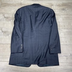 Daniel Cremieux Blazer Mens 42L Check Wool Italy Loro Piana Fabric Sport Coat