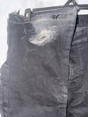 Valabasas Black Cargo Jeans Size 34 | Multi Pocket Designer Denim | Frayed Hem