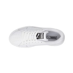 PUMA Cali Star Iris Metallic Lace Up Youth Girls White Sneakers Casual Shoes 38