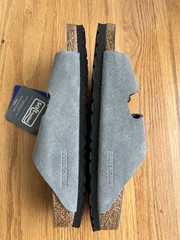 Birkenstock Arizona Soft Footbed in Gray Women’s 6-6.5 (EU 37) Men 4