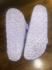 BIRKENSTOCK LAVENDER PURPLE/LILAC SLIDES/WATERPROOF/SIZE 37 US SIZE 7