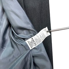 Tintoretto Womens Wool Blazer Single Button Double Vented Lined Gray Size 32*