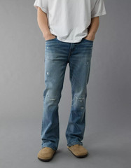American Eagle EasyFlex Patched Slim Bootcut Jean