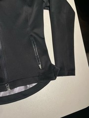 IBKUL Jacket Women’s Small Full Zipper Long Sleeve Stretch Black Mega Heat Poly