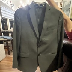 Lauren Ralph Lauren Men’s Black Suit Jacket 68% Polyester 32% Rayon Size 16H