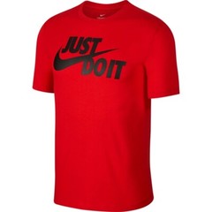 Nike Men’s T-Shirt Sportswear “Just Do It” Short Sleeve Crew Neck Athletic Shirt