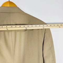 Austin Reed Men’s Blazer Jacket Ivory Gold Button USA Made Sport Coat Vintage