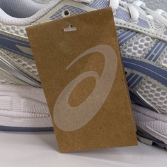 Asics Gel-Kayano 14 Unisex Size M7.5 W9 White/Light Navy Mesh Athletic Sneakers