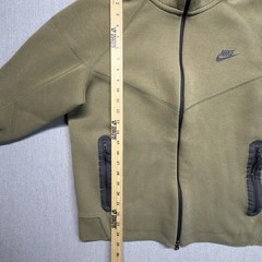 Nike Sportswear Tech Fleece Full-Zip Hoodie Olive FB7921-222 Men’s Size Large