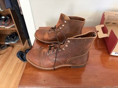 Red Wing Shoes Iron Ranger Heritage 8085 Men’s Copper Rough Tough Size 11