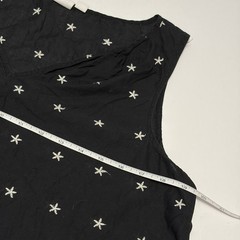 Gap 100% Cottton Embroidered Eyelet Scalloped European Summer Top Womens M