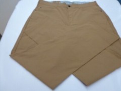 DENALI Moccasin Brown Tech Fabric Stretch Pants NWT 36 /30 MSRP $54