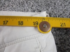 GAP Khakis/Pants/Trousers 22 (US 16) W40 L27 White Vintage Rolled Crop