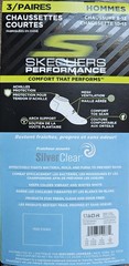 Skechers Performance Men’s 3 Pack Low Cut Socks.