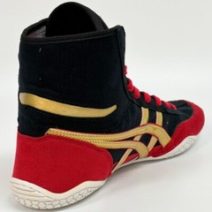 ASICS Wrestling Boxing Shoes 1083A001 EX-EO TWR900 Black Gold Red Japan