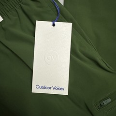 Outdoor Voices Mens XL HiFlex Pants OV61402 Douglass Fir Green Hiking Pockets
