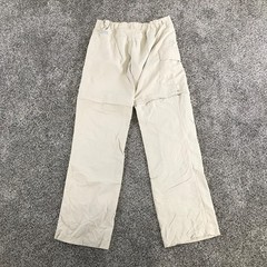 Columbia Khakis Pants Womens L 14-16 Beige Omni-Shade Convertible Hiking Cargo